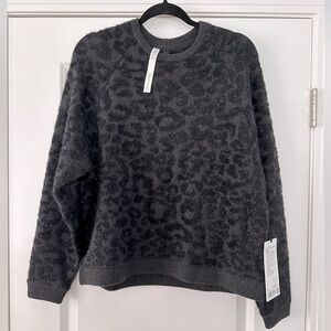 Lululemon Wool-Blend Jacquard Sweater in Charcoal